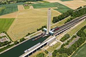 Plan Incliné de Ronquières, canal du Centre