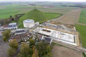 Mémorial de la Butte du Lion de Waterloo - Chantier en Novembre 2013