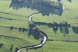 Route sinueuse à Chéoux