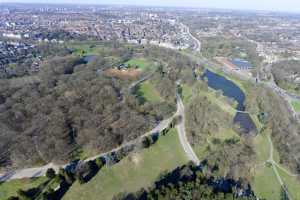 Parc de Woluwe, depuis le sud