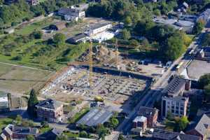 Chantier de la plateforme TERRA (Gembloux Agro-Bio Tech - UlG