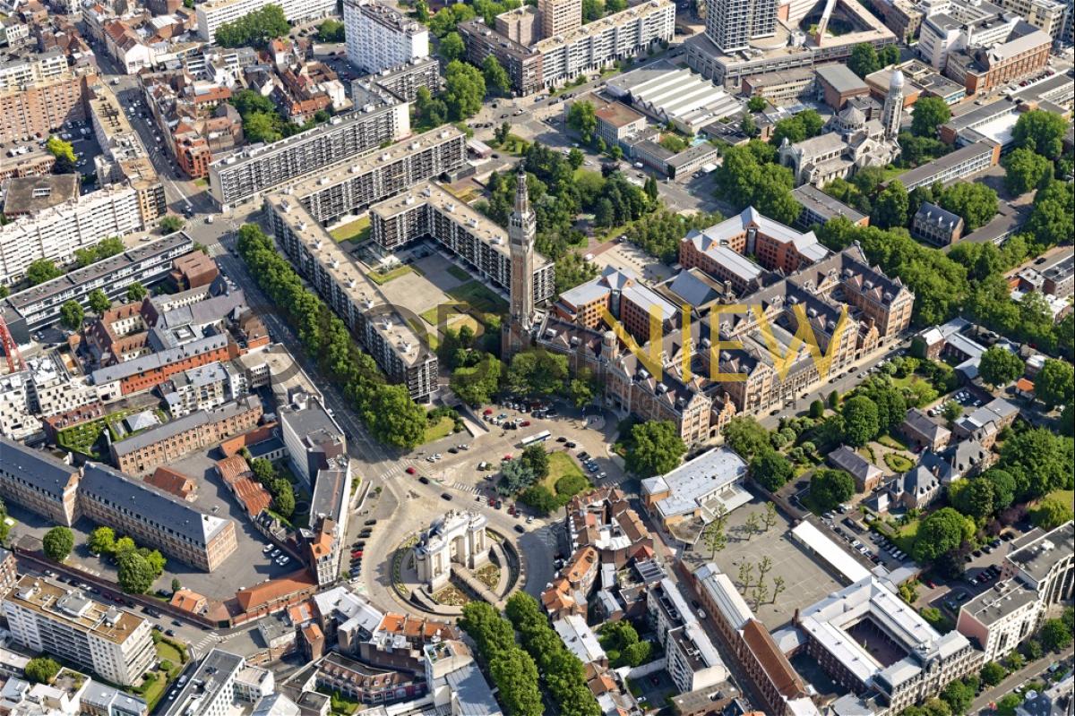 Porte de Paris, Hôtel de Ville, Lille