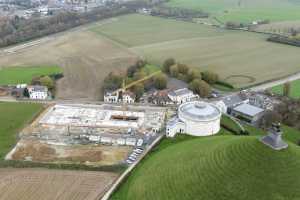 Mémorial de la Butte du Lion de Waterloo - Chantier en Novembre 2013