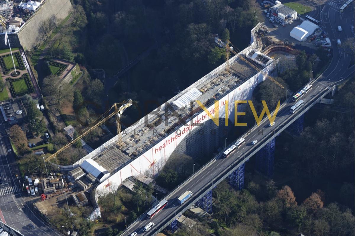 Pont Adolphe (Healtheadolphebridge) - Chantier en Décembre 2015