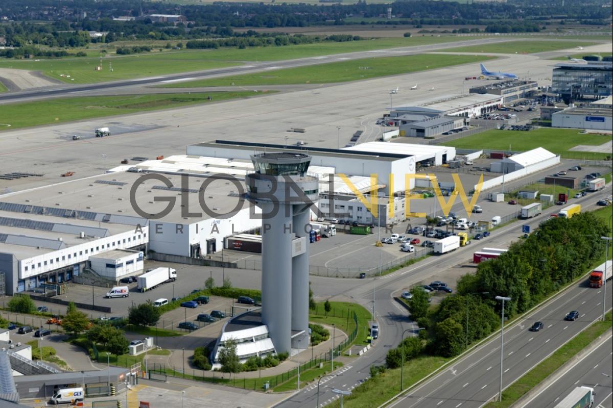 Tour de contrôle de l'aéroport de Bierset (Liège)