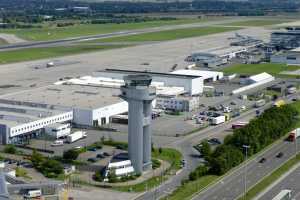 Tour de contrôle de l'aéroport de Bierset (Liège)