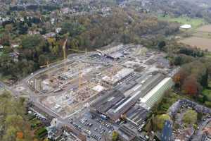 Anciennes Papeteries de Genval - Chantier en Novembre 2013