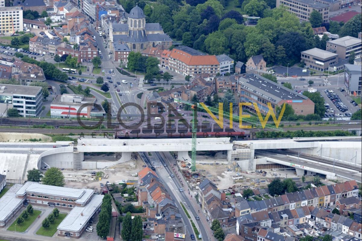 Travaux ferroviaires à Malines