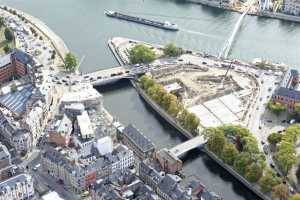 Centre Culturel de Namur - Chantier en Sept 2018 (Arch: Ph. Samyn & Partners)