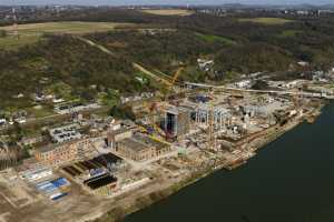 Centrale des Awirs, chantier en mars 2024 (Engie Electrabel)