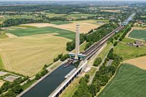 Plan Incliné de Ronquières, canal du Centre