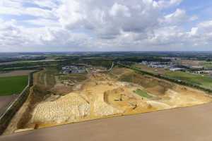 Tas de sable, Sablière de Mont-Saint-Guibert