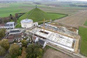 Mémorial de la Butte du Lion de Waterloo - Chantier en Novembre 2013