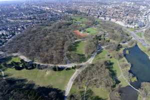 Parc de Woluwe, depuis le sud