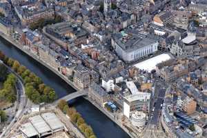 Centre Culturel de Namur - Chantier en Sept 2018 (Arch: Ph. Samyn & Partners)