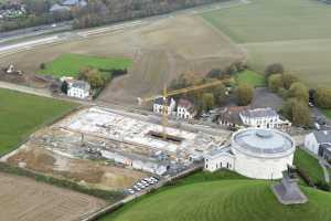 Mémorial de la Butte du Lion de Waterloo - Chantier en Novembre 2013