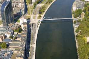 Passerelle La Belle Liégeoise, Palais des congrès de Liège