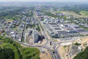 BGL BNP Paribas Kirchberg - Chantier en juin 2016