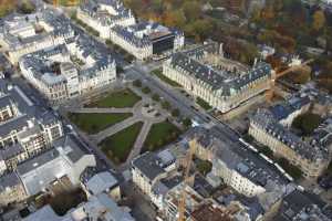 Place des Martyrs, Rousegartchen, ArcelorMittal S.A. - Luxembourg Ville