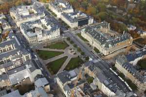 Place des Martyrs, Rousegartchen, ArcelorMittal S.A. - Luxembourg Ville