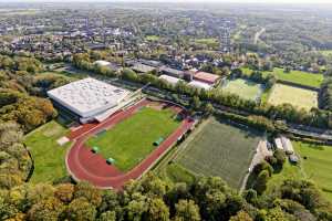 Centre sportif du Blocry, Piste Indoor - Louvain-la-Neuve