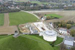 Mémorial de la Butte du Lion de Waterloo - Chantier en Novembre 2013