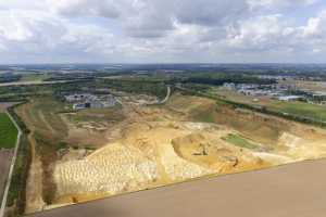 Tas de sable, Sablière de Mont-Saint-Guibert