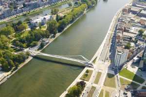 Passerelle La Belle Liégeoise, Palais des congrès de Liège