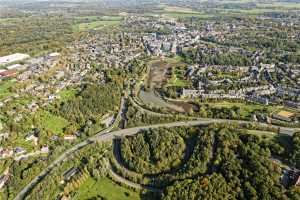 Vues générales de Louvain-la-Neuve, depuis l'ouest