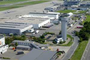 Tour de contrôle de l'aéroport de Bierset (Liège)