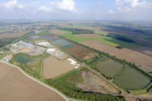 Raffinerie Tirlemontoise, site de Longchamps - Bassins de déantation