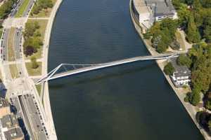 Passerelle La Belle Liégeoise, Palais des congrès de Liège