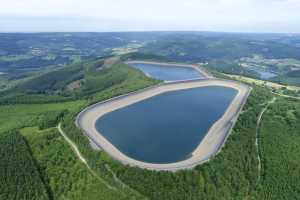 Bassins supérieurs de la centrale hydro-électrique de Coo