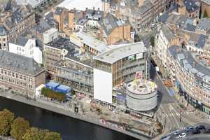 Centre Culturel de Namur - Chantier en Sept 2018 (Arch: Ph. Samyn & Partners)