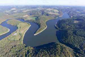 Lac de la Haute Sûre à hauteur de Insenborn