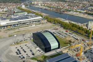 Siège de l’IBGE sur le site de Tour & Taxi (Arch:© Cepezed / Samyn & Partners)