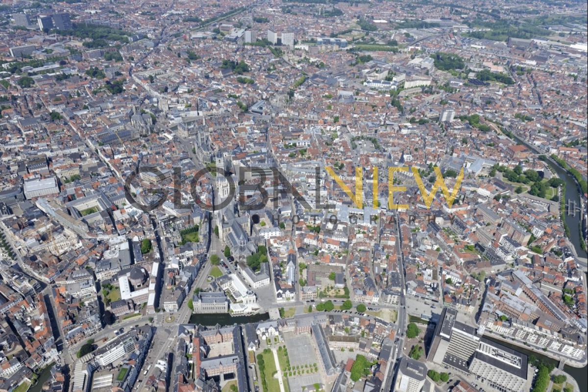 Algemene foto's van het historische centrum, Gent