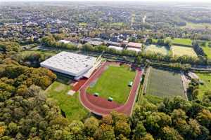 Centre sportif du Blocry, Piste Indoor - Louvain-la-Neuve