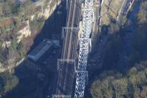 Chantier du Viaduc du Pulvermuhle en déc 2015 - Luxembourg Ville