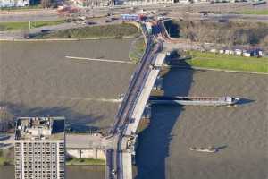 Pont Atlas, chantier en février 2020