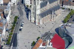 Parvis et église Saint-Christophe - Tourcoing