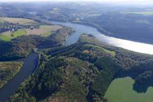 Lac de la Haute Sûre à hauteur de Insenborn