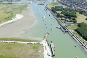 De monding van de IJzer - Zeegat Nieuwpoort