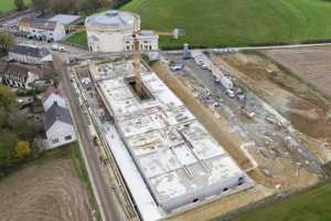 Mémorial de la Butte du Lion de Waterloo - Chantier en Novembre 2013