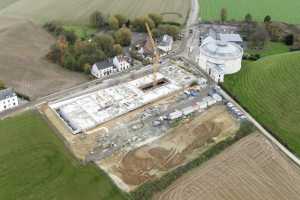 Mémorial de la Butte du Lion de Waterloo - Chantier en Novembre 2013