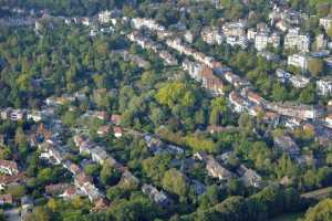 Quartiers résidentiels au sud de Uccle