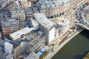 Centre Culturel de Namur - Chantier en Sept 2018 (Arch: Ph. Samyn & Partners)