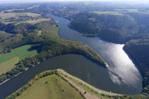 Lac de la Haute Sûre à hauteur de Insenborn