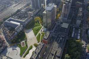 Parc Gaucheret; quartiers Nord de Bruxelles