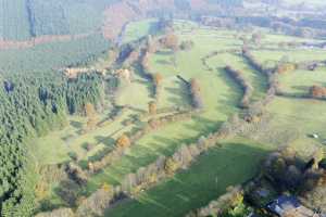 Paysage de campagne sur les hauteurs de Stavelot